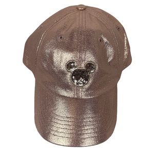 Disney World Parks Briar Rose Gold Baseball Cap Sequins Mickey Minnie Mouse